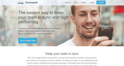 Desktop Screenshot of coursepad.com